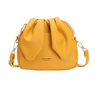 - Orejas de conejo, Bolso de hombro | Bolso de hombro pequeño para niña, forma de en forma de oreja de conejo, cremallera, bolso de hombro de hombro, bolso monedero de PU