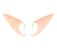 Orejas de elfo de hada de hada para cosplay, puntas suaves puntiagudas, disfraz de fiesta de anime, accesorios para Halloween, fiesta de Navidad (largo)