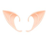 Orejas de elfo de hada de hada para cosplay, puntas suaves puntiagudas, disfraz de fiesta de anime, accesorios para Halloween, fiesta de Navidad (corto)
