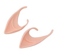 Orejas de elfo de hada para cosplay, cemento de plástico suave, accesorios artificiales para Halloween, fiestas, carnavales