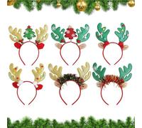 Orejas de reno genéricas - para el cabello de fieltro con cuernos de ,Diadema de Navidad | Para mujeres niñas adultas para la belleza, navideñas y bodas