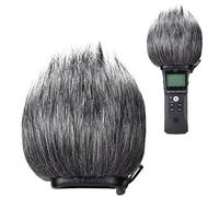 Orejera de parabrisas para grabadora de aire libre, para filtro pop, protector de viento, compatible con H1 práctico micrófono portátil y parabrisas