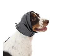 Orejeras ajustables para perro para protección contra el ruido, sudadera con capucha calmante y alivio de la ansiedad para perros, protectores de orejas transpirables y cálidos para fuegos