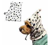 Orejeras calmantes, cálidas y calmantes de invierno para mascotas, para aliviar la ansiedad, a prueba de viento, para mascotas, pequeñas, medianas y grandes (S)