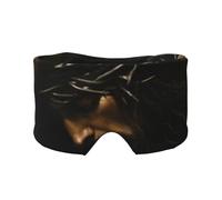 Orejeras con estampado de corona de espinas, máscara de ojos para adultos, perfecta para viajes, camping, meditación