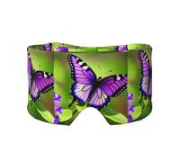 Orejeras con estampado de mariposa morada para adultos y niños, para dormir, viajes, oficina en casa, ayuda para una siesta reparadora