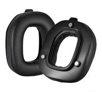 Orejeras de repuesto para Logitech G para Astro A50X Gen4 Gen5, almohadillas de cuero con clips de plástico, cojín transpirable de alta densidad para auriculares de juego (B)