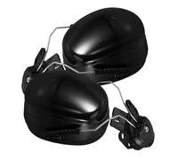Orejeras de Seguridad para Casco, ABS Protección Auditiva negro | Acolchado Integrado, Ajuste de Diadema Regulable, para Obra, Fábricas y Metalurgia, Fijación Segura
