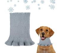 Orejeras Elásticas para Perros,Escudos para Orejas De Perro,Snood para Perro para Cuello Y Orejas DePerro,Reducción del Rumor por Alleviare L'ansia,Mantenere Al Caldo,25cm,Gris