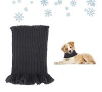 Orejeras Elásticas para Perros,Escudos para Orejas De Perro,Snood para Perro para Cuello Y Orejas DePerro,Reducción del Rumor por Alleviare L'ansia,Mantenere Al Caldo,25cm,Negro