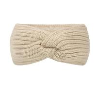Orejeras Mujer Diadema ancha gruesa de punto for mujer, diadema forrada felpa, turbante, calentadores orejas for mantener el calor, Otoño e Invierno(Beige-01)