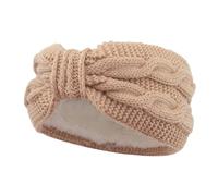 Orejeras Mujer Diadema ancha gruesa de punto for mujer, diadema forrada felpa, turbante, calentadores orejas for mantener el calor, Otoño e Invierno(Pink)