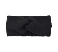 Orejeras Mujer Diademas cálidas de invierno con nudo cruzado for mujer, bandas elásticas tejidas, turbante, diadema ganchillo, accesorios for el cabello(Black)