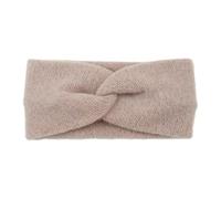 Orejeras Mujer Diademas cálidas de invierno con nudo cruzado for mujer, bandas elásticas tejidas, turbante, diadema ganchillo, accesorios for el cabello(Pink)