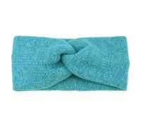 Orejeras Mujer Diademas cruzadas anchas for mujer, calentador de invierno, banda elástica for el cabello, turbante, pañuelo sólido, bufanda, accesorios for(Mint green)