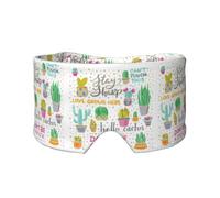 Orejeras opacas con estampado de cactus suculentas, bloqueo de ruido, para adultos, niños, hombres y mujeres