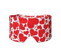 Orejeras opacas para dormir con estampado de corazón y amor, para viaje, siesta, cómoda, para casa y oficina