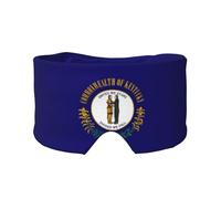Orejeras opacas para dormir con estampado de la bandera del estado de Kentucky para viajes, siesta cómoda, para casa y oficina