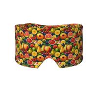 Orejeras para adultos con estampado de alimentos saludables, bloqueo de opacidad, para dormir, hogar, oficina, viajes