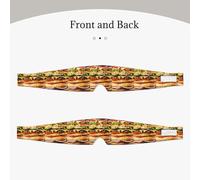 Orejeras para adultos con estampado divertido con patrón de alimentos, bloqueo de opacidad, para dormir, hogar, oficina, viajes