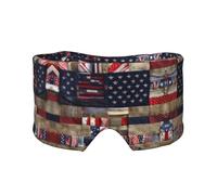 Orejeras para dormir con diseño de bandera estadounidense, ultrafinas, transpirables, para dormir bien, ajustables