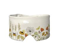 Orejeras para dormir con diseño de mariposas voladoras entre flores, unisex, para viajes, meditación, yoga, siesta