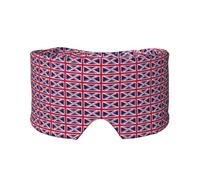 Orejeras para dormir con estampado de bandera del Reino Unido, para adultos y niños, suaves, opacas, para viajes, siesta, hogar, oficina