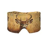 Orejeras para dormir con estampado de ciervo salvaje, máscara de ojos para adultos, perfecta para viajes, camping, meditación