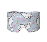 Orejeras para dormir con estampado de corazón rosa camello, máscara transpirable y ajustable, para yoga, viajes, mantiene el calor y la sombra