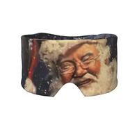 Orejeras para dormir con estampado de Feliz Navidad, máscara de ojos para adultos, perfecta para viajes, camping, meditación