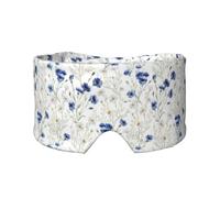 Orejeras para dormir con estampado de flores silvestres y acianos y margaritas, suaves, opacas, para adultos y niños, cómodas para dormir en viaje