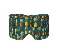Orejeras para dormir con estampado de frutas tropicales y paraísos para dormir con correa ajustable para viajes, siesta, trabajo, oficina