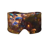 Orejeras para dormir con estampado de hongos mágicos para adultos y niños, para el hogar, la oficina y viajes, alivio del insomnio