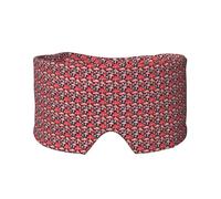 Orejeras para dormir con estampado de hongos y ojos rojos y blancos para adultos y niños, para el hogar, la oficina y viajes, alivio del insomnio