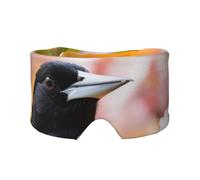 Orejeras para dormir con estampado de jilguero, máscara de ojos para adultos, perfecta para viajes, camping, meditación