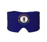 Orejeras para dormir con estampado de la bandera del estado de Kentucky para adultos y niños, suaves, opacas, para viajes, siesta, hogar, oficina
