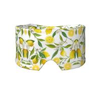 Orejeras para dormir con estampado de limones tropicales frescos, diadema ajustable para yoga, viajes, mantiene el calor y ayuda cómoda