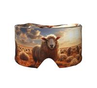 Orejeras para dormir con estampado de oveja australiana, bloquea la luz, ajustable, ideal para viajes, meditación y yoga