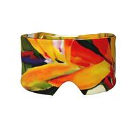 Orejeras para dormir con estampado de pájaro tropical del paraíso para adultos y niños, suaves, opacas, para viajes, siesta, hogar, oficina