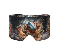 Orejeras para dormir con estampado de rugby on fire, bloquea la luz, ajustable, ideal para viajes, meditación y yoga
