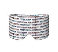 Orejeras para dormir con estampado de tren monorraíl para hombres y mujeres, máscara para viajes, yoga, meditación y sueño nocturno