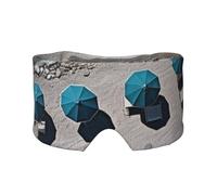 Orejeras para dormir con estampado de verano mediterráneo, máscara de ojos para adultos, perfecta para viajes, camping, meditación