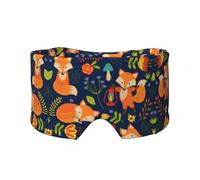 Orejeras para dormir con estampado de zorro y flores, para hombres y mujeres, para viajes, yoga, meditación y sueño nocturno