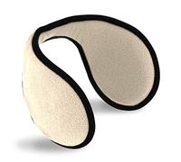 Orejeras para mujeres y hombres | calentadores de oídos en talla única de 54-63 cm | la innovadora protección para los oídos los mantiene calientes en el invierno | protectores de oídos (beige)