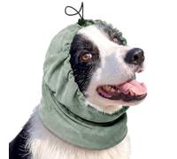 Orejeras para Perros Anti Espigas, Snood para Perro Protector Oreja, Evita Que Tu Mascota Sacuda Las Orejas Después De Una Cirugía Y Que Se Rasque Los Puntos(Gris, M)