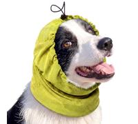 Orejeras para Perros Anti Espigas, Snood para Perro Protector Oreja, Evita Que Tu Mascota Sacuda Las Orejas Después De Una Cirugía Y Que Se Rasque Los Puntos(Amarillo, M)