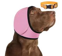 Orejeras para perros con cancelación de ruido, orejeras insonorizadas para perros, diseño silencioso, suaves y cómodas, envoltura elástica con aislamiento acústico para fuegos artificiales, tormentas