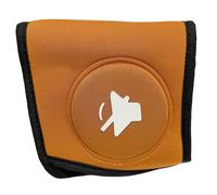 Orejeras para Perros de 28 dB, protección contra el Ruido, Ajustables, sin Solapa, para Perros, Alivio de la ansiedad para Fuegos Artificiales y tormentas eléctricas, Naranja L, Ajuste cómodo