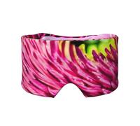 Orejeras suaves con estampado de plantas tropicales de flores rosadas para adultos, protección para dormir para aliviar la siesta de viaje