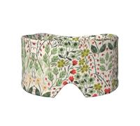 Orejeras transpirables y ajustables con estampado de flores para hombres y mujeres, para yoga, viajes